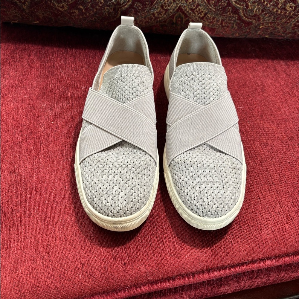 Lucky Brand knit slip on sneakers